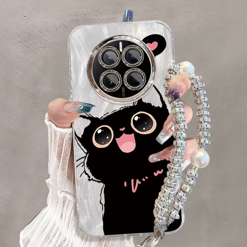 适用华为mate50手机壳cet-aloo软硅胶mt50pro保护套全包边防摔dco一al00个性创意meta50e卡通可爱CETAL60女款