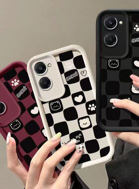 vivo y37手机壳V2357A软硅胶viv0y36保护套5g全包边防摔v2138a个性创意vlvoy37卡通vivo丫36磨砂voviy37女款