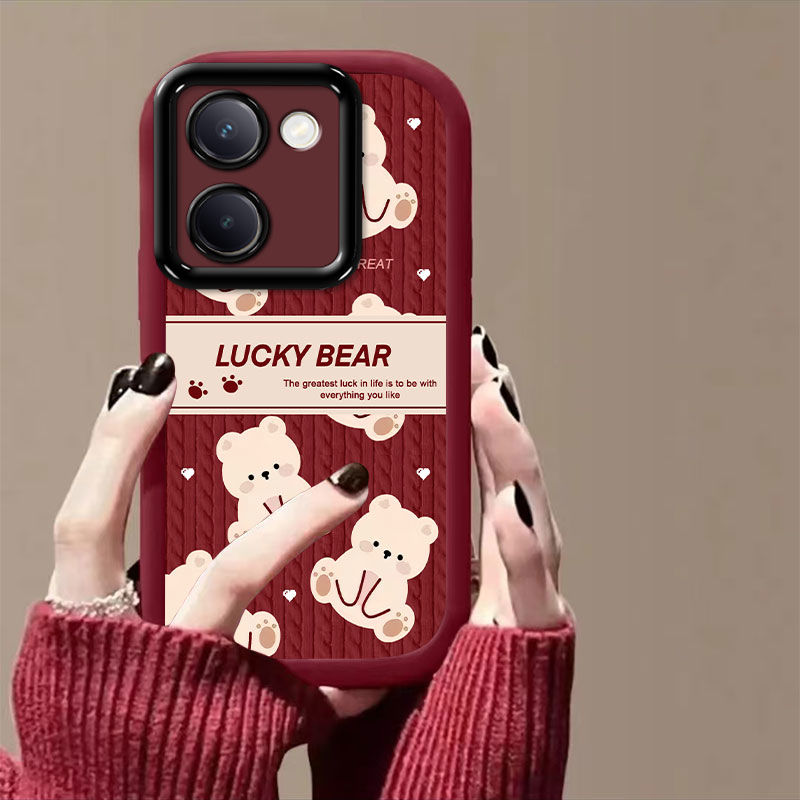 英文小熊适用vivoy100手