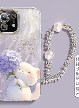 小米11pro手机壳M2102J2SC软硅胶ml11保护套5g镜头全包防摔m2011k2c个性创意小米十一青春版卡通mi11lite女款