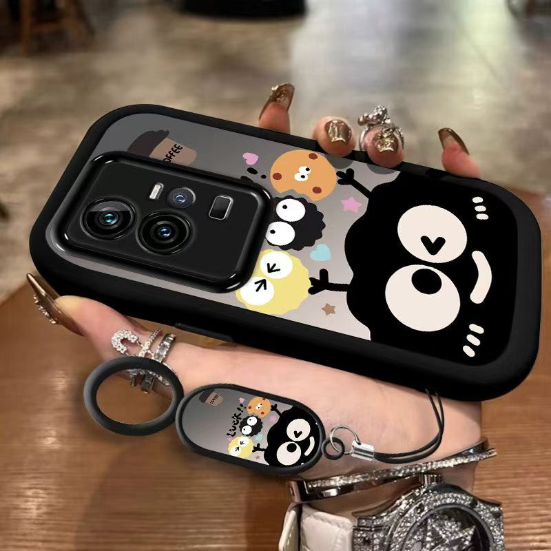 vivo iqoo11手机壳V2243A磨砂软硅胶iq11pro保护套5g镜头全包防摔V2254A个性创意lqoo11s卡通可爱v2304a女款