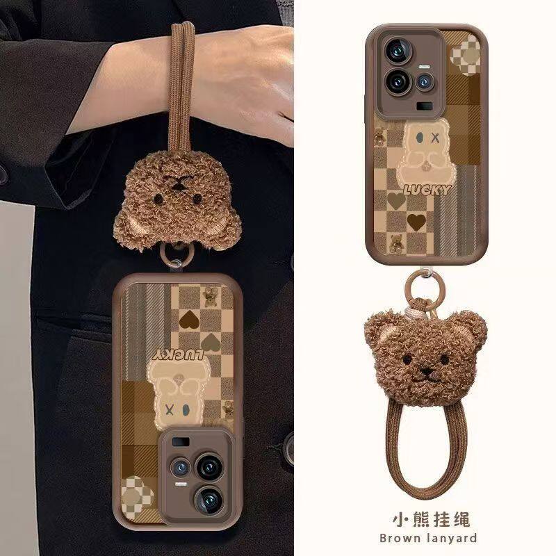 vivo iqoo11手机壳挂绳V2243A软硅胶iq11pro保护套5g镜头全包防摔V2254A个性创意lqoo11s卡通v2304a可爱女款