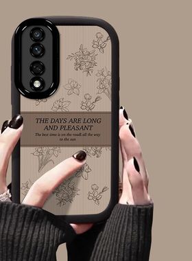 适用华为荣耀80pro手机壳anp-anoo软硅胶honor80保护套5g全包边防摔ann一an00个性创意荣誉80se网红80gt女款