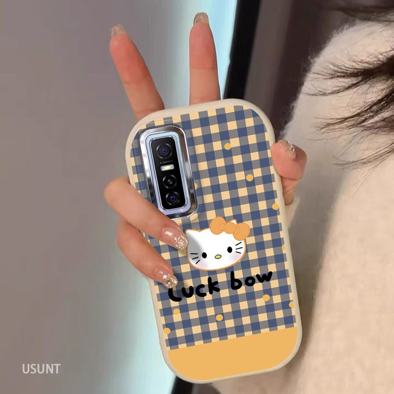 格子kt猫VivoY73s手机壳
