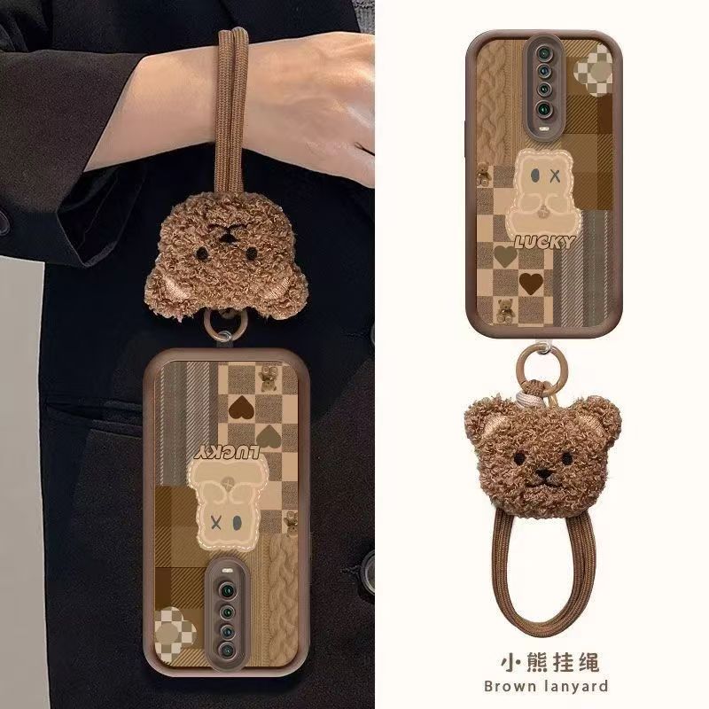 红米k30pro手机壳M2001J11C卡通软硅胶redmik30保护套5g全包边防摔M1912G7BE个性创意小米k30i挂绳hongmi女款