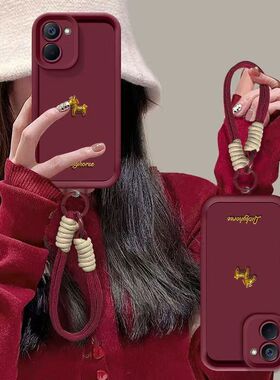 realmev20手机壳卡通公仔rmx3611磨砂软硅胶oppo真我v23保护套5g镜头全包防摔rmx3571个性创意realme v20女款