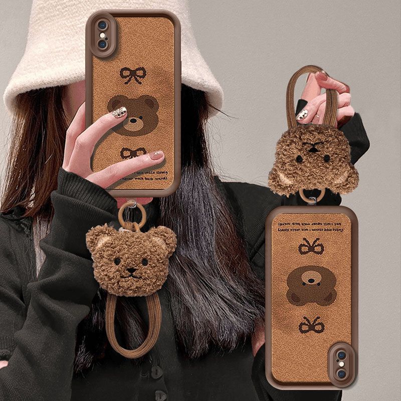 蝴蝶结小熊iPhone苹果x手