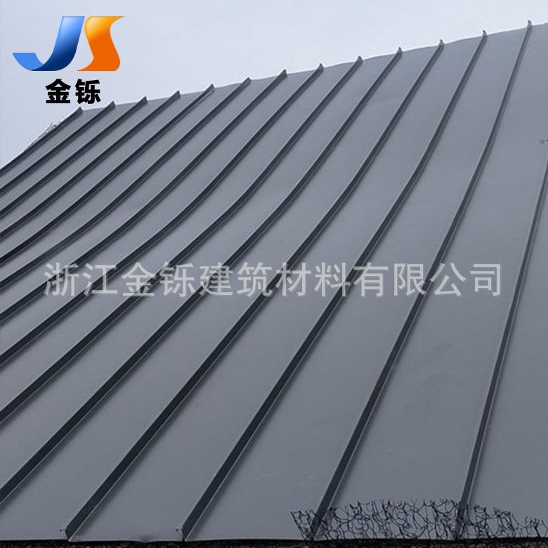 铝镁锰板0.9mm别墅建材25-430矮立边咬合屋面铝镁锰屋面板铝瓦