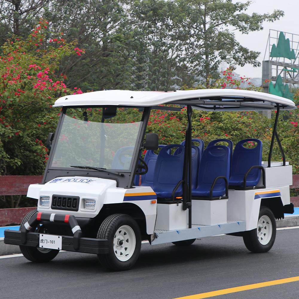 excar电动巡逻车城管物业小区保安8座巡查车景区旅游四轮观光车