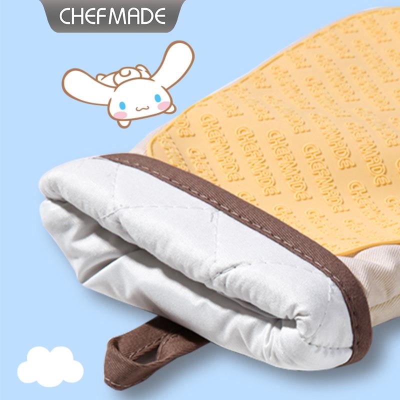 学厨现货CL玉桂狗隔热耐高温手套 微波炉厨房烤箱用加厚防烫手套