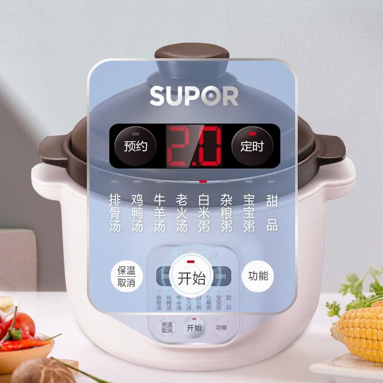 DG20YC815电炖锅家用煲汤锅煮粥紫陶瓷砂锅炖盅