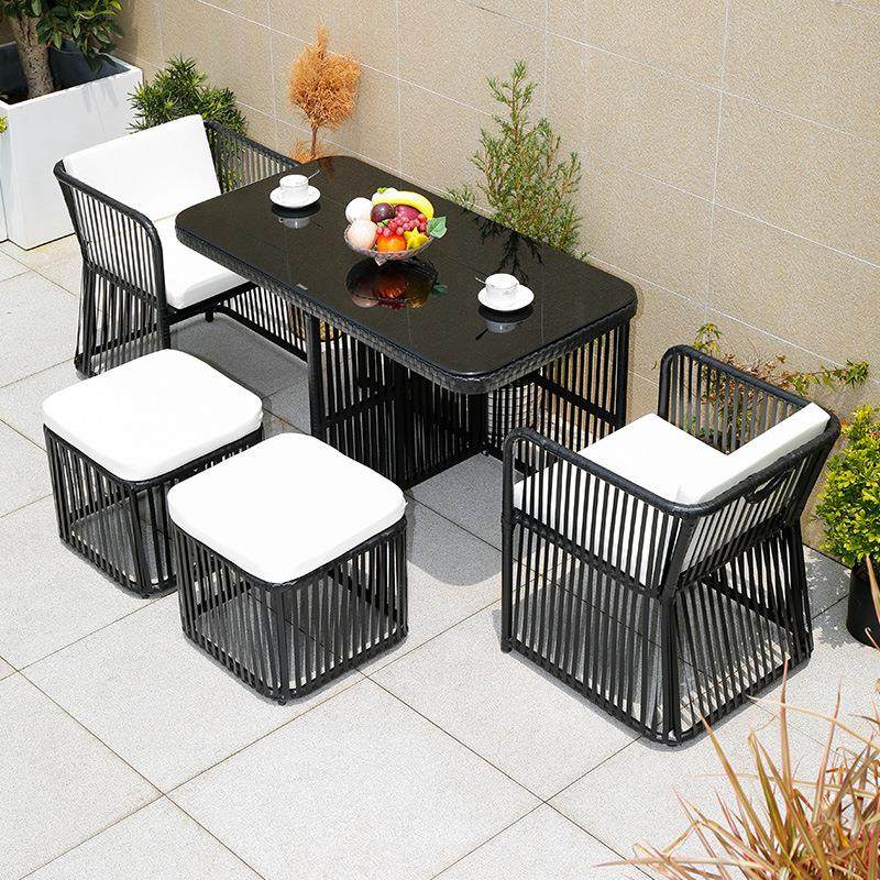 阳台藤编桌椅三件套简约现代组合休闲露台室外庭院花园阳台椅子,商业/办公家具,商用藤编家具,淘宝优惠券,粉丝福利购,淘宝优惠卷