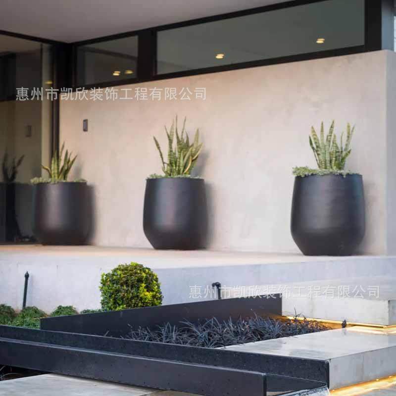 户外玻璃钢花盆商场美陈大花器组合椭圆落地大花钵种植槽花池厂家,家居饰品,花盆,淘宝优惠券,粉丝福利购,淘宝优惠卷