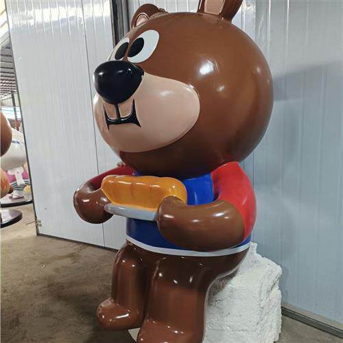 网红拍照打卡模型玻璃钢雕塑卡通动漫公仔IP吉祥物景观美陈商业