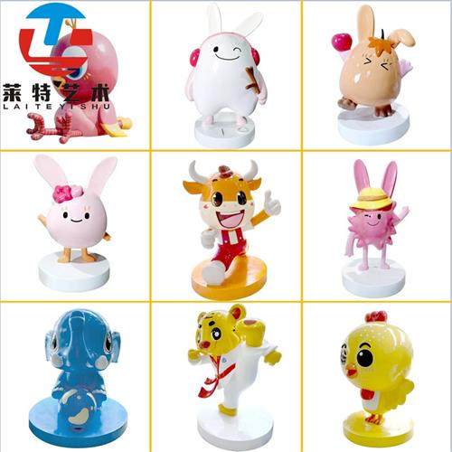 商场店铺招财猫落地玻璃钢摆件开业店门口商场装饰品动物雕塑定制