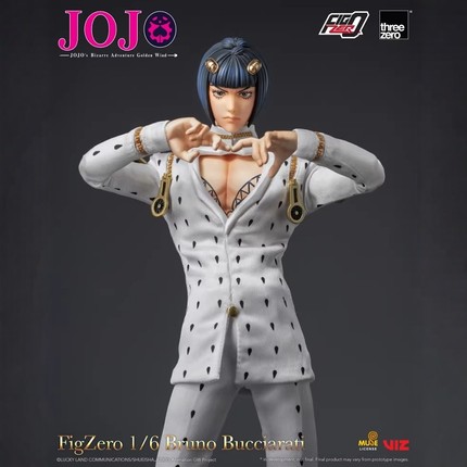 派派 定金 Threezero  JOJO 布鲁诺 布加拉提 黄金之风 布姐 手办