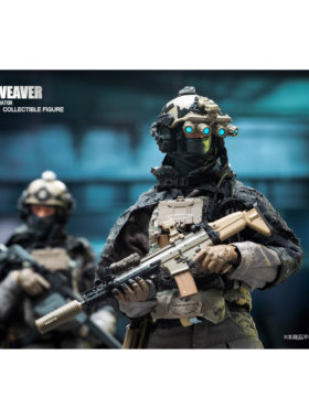 派派 定金 神猫跳动 HASUKI SA04 1/12 黑色行动 夜幕编织者 手办