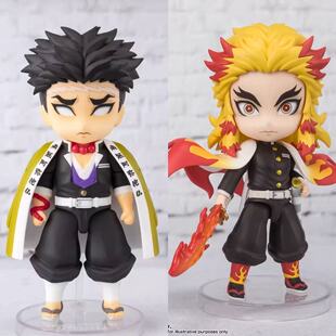 现货万代 Figuarts mini 鬼灭之刃 合集 炼狱杏寿郎 岩柱可动手办