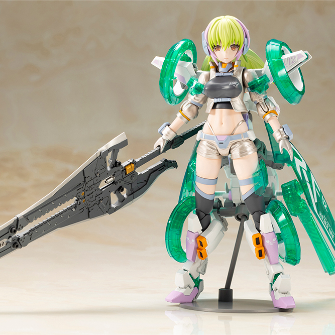 预定 寿屋 拼装 FG186 机甲少女 机娘 驱狼九式 绿宝石特别版
