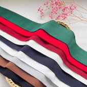 单层宽6厘米丝光棉薄款 软针织螺纹领口袖 口下摆加长收口DIY辅料女