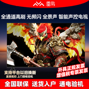 TCL雷鸟鹏7 75英寸288Hz高刷4K高清HDR全景声智能声控电视机 26款