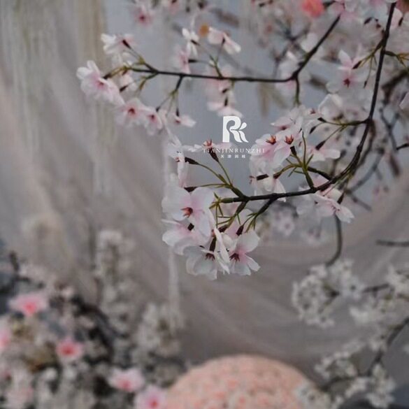 仿真高品质梨花假花樱花