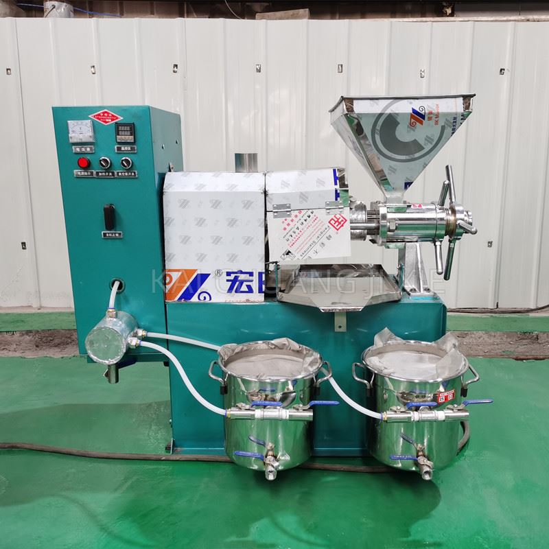 小型全自动螺旋榨油机220V商用榨油机花生葵花籽芝麻椰蓉榨油机