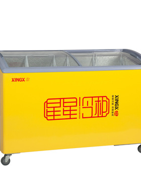 246升326SY商用冰激淋柜便利店卧式雪糕冷饮展示柜超市饮料柜