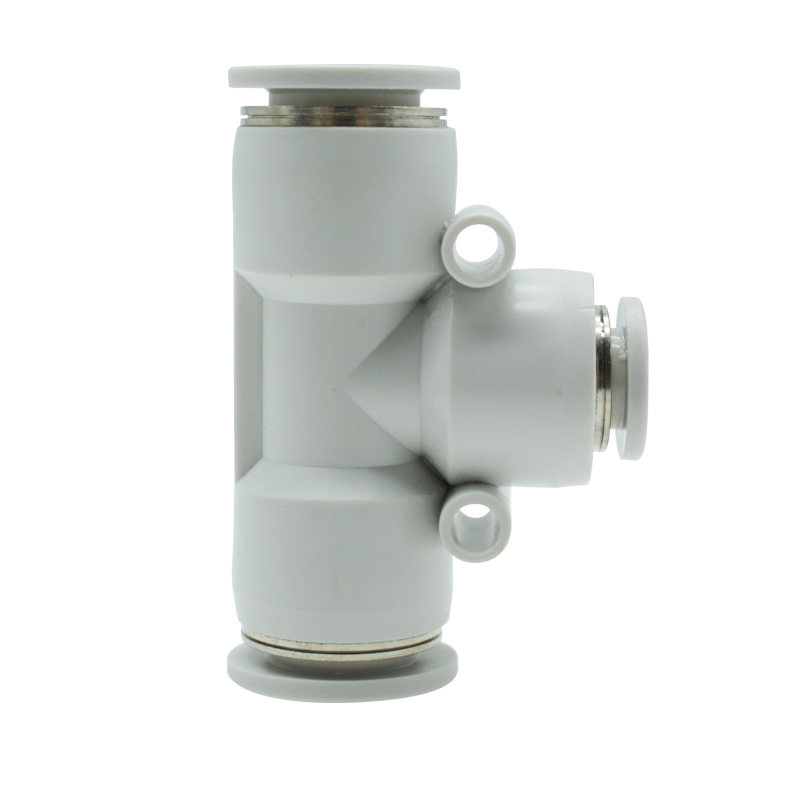 接头气动快插T型变径三通