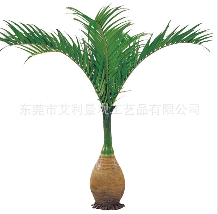 仿真酒瓶椰子树 庭院装饰椰子树葵树 人造工程树仿真大树植物