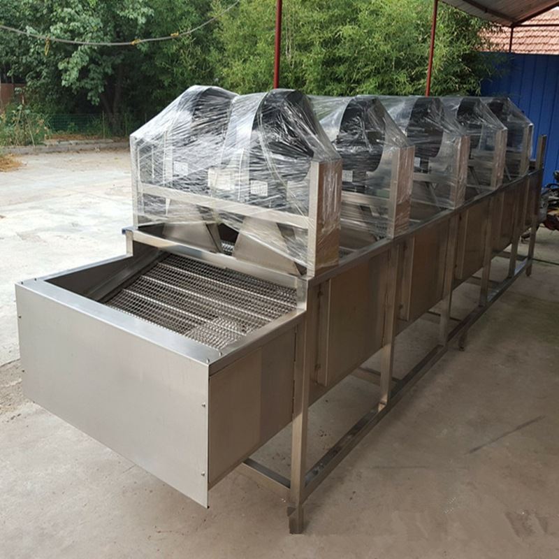 全自动软包装清洗风干线包装袋沥水风干机罐头清洗风干线