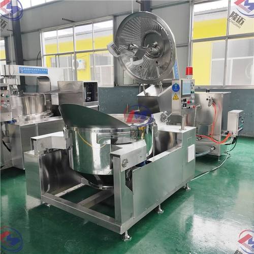 球形爆米花机 全自动爆米花行星搅拌炒锅 大型电磁行星搅拌设备厂