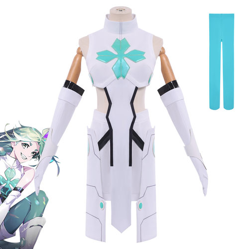 新款凸变英雄Xcos服幸运青Xcosplay服装白色西服二次元动漫服装