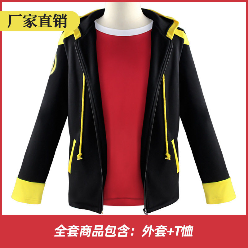 亚马逊热销神秘的信使衣服欧码抓绒cosplay卫衣神秘的信使cos服