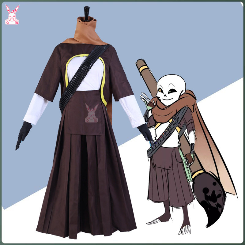 传说之下undertale ink!sans cosplay服装