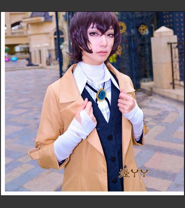 现货【漫丫丫】文豪野犬c服 武装侦探人间失格 太宰治cosplay服装