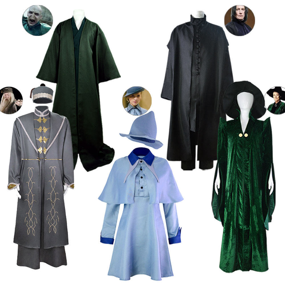 哈利波特cos服邓布利多 伏地魔 芙蓉 麦格 斯内普cosplay服现货
