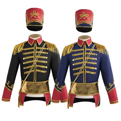 万圣节cosplay服装欧洲大帅宫廷演出上衣帽子欧式上衣