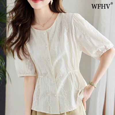 翻领短袖t恤女2025年新款夏大码