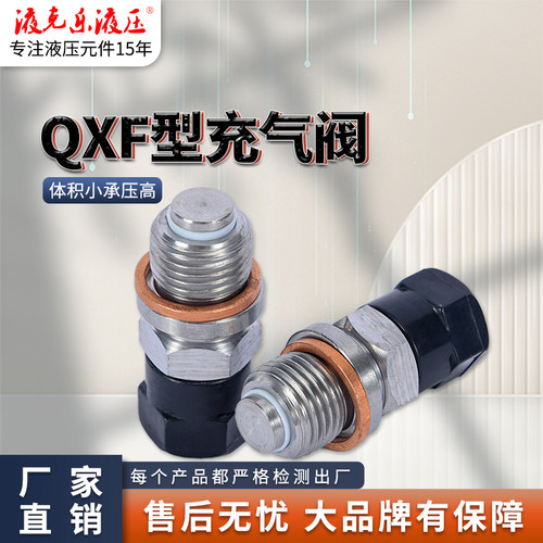 QC12Y液压剪板机NXQ蓄能器充气阀 QXF-5氮气充气工具充气嘴阀门