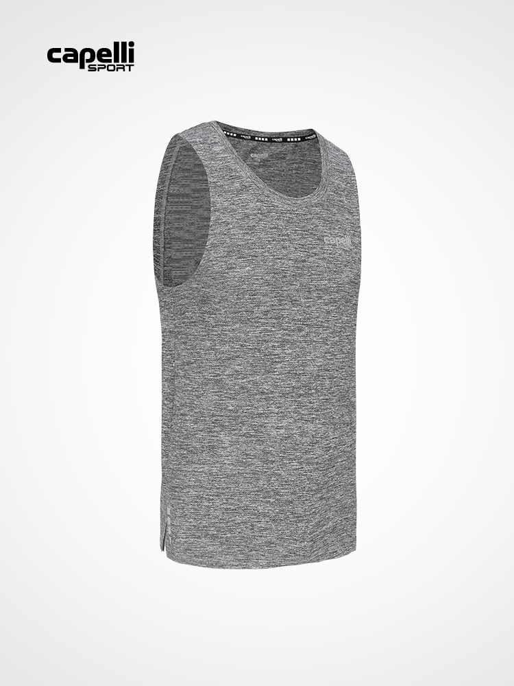 美式跑步运动速干背心短袖户外休闲男生无袖夏季潮牌体恤衫可定