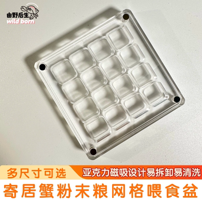 寄居蟹专用网格食碗防打包