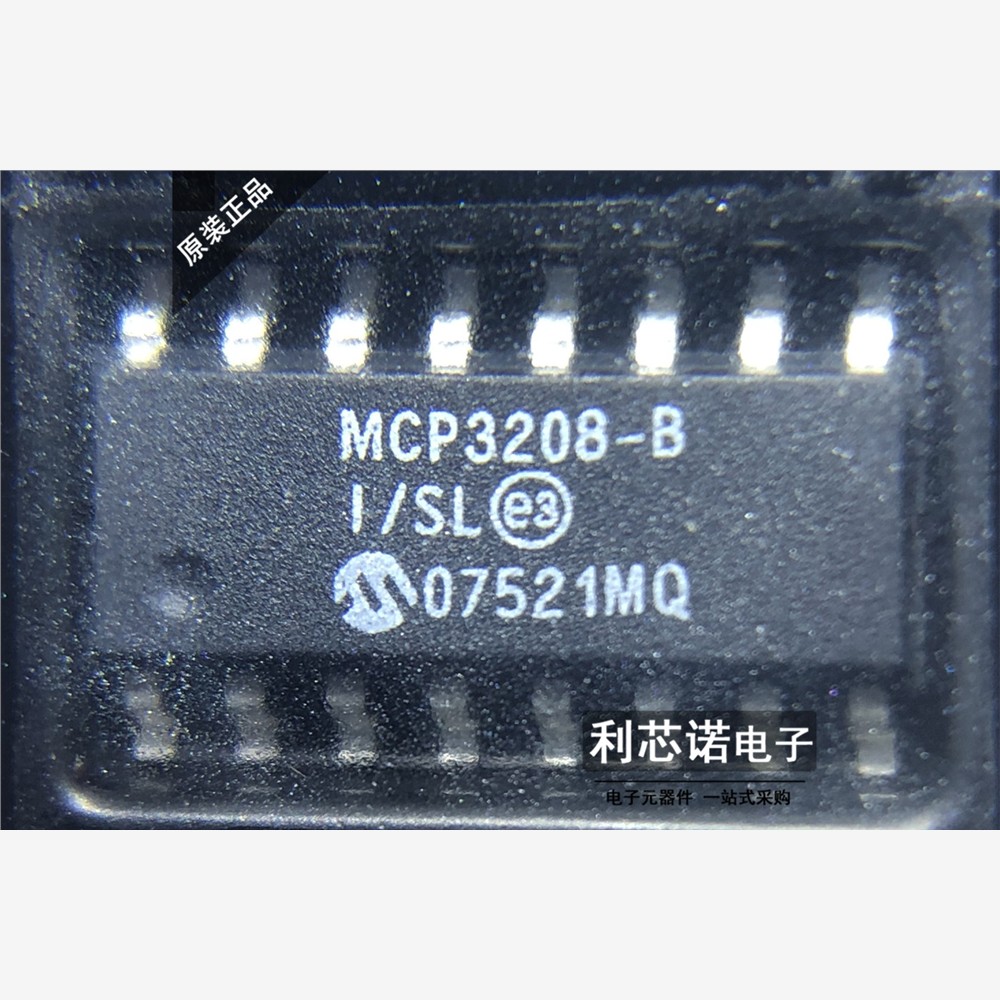 MCP3208-BI/SL SOP16封装 MICROCHIP 【祇有原装 假一赔十】