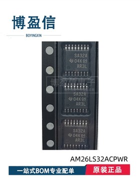 全新原装 AM26LS32ACPWR AM26LS32ACPW 丝印 SA32A 贴片 TSSOP-16