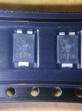 PDS760Q-13 丝印S760 低VF值小体积贴片二极管 祇做原装芯片IC