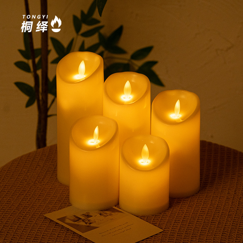 电子蜡烛灯led摇摆灯芯酒店KTV装饰无烟仿真蜡烛灯生日婚礼装饰