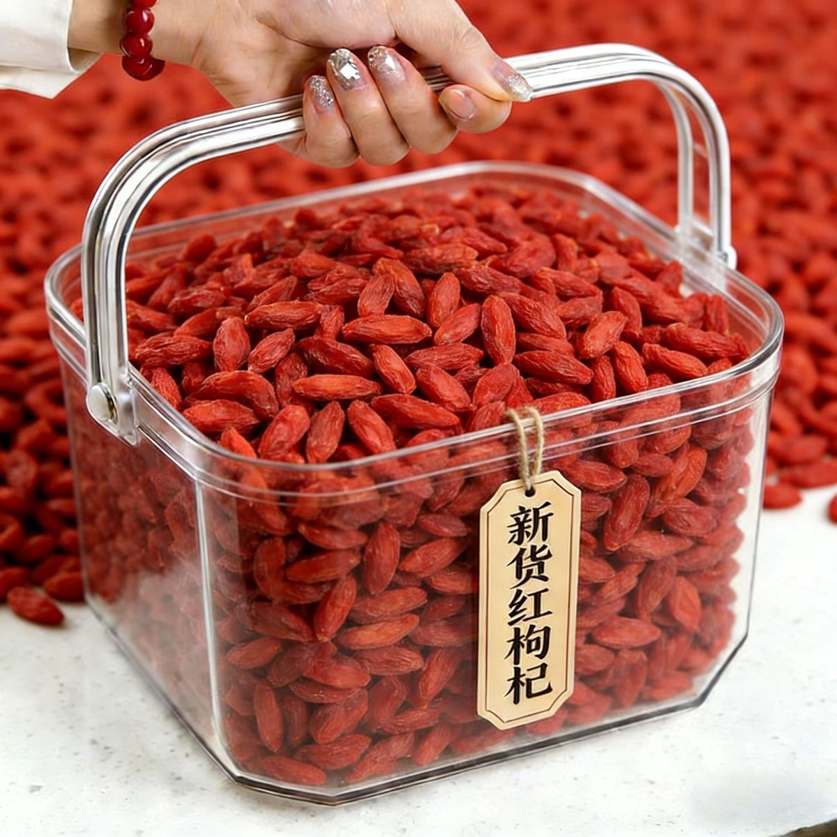 批发宁枸杞红枸杞免洗正宗枸杞干泡水喝灌装泡茶
