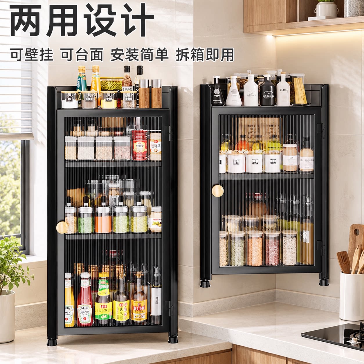 三角置物架厨房台面放调料品墙角转角收纳架子浴室卫生间防水收纳图片