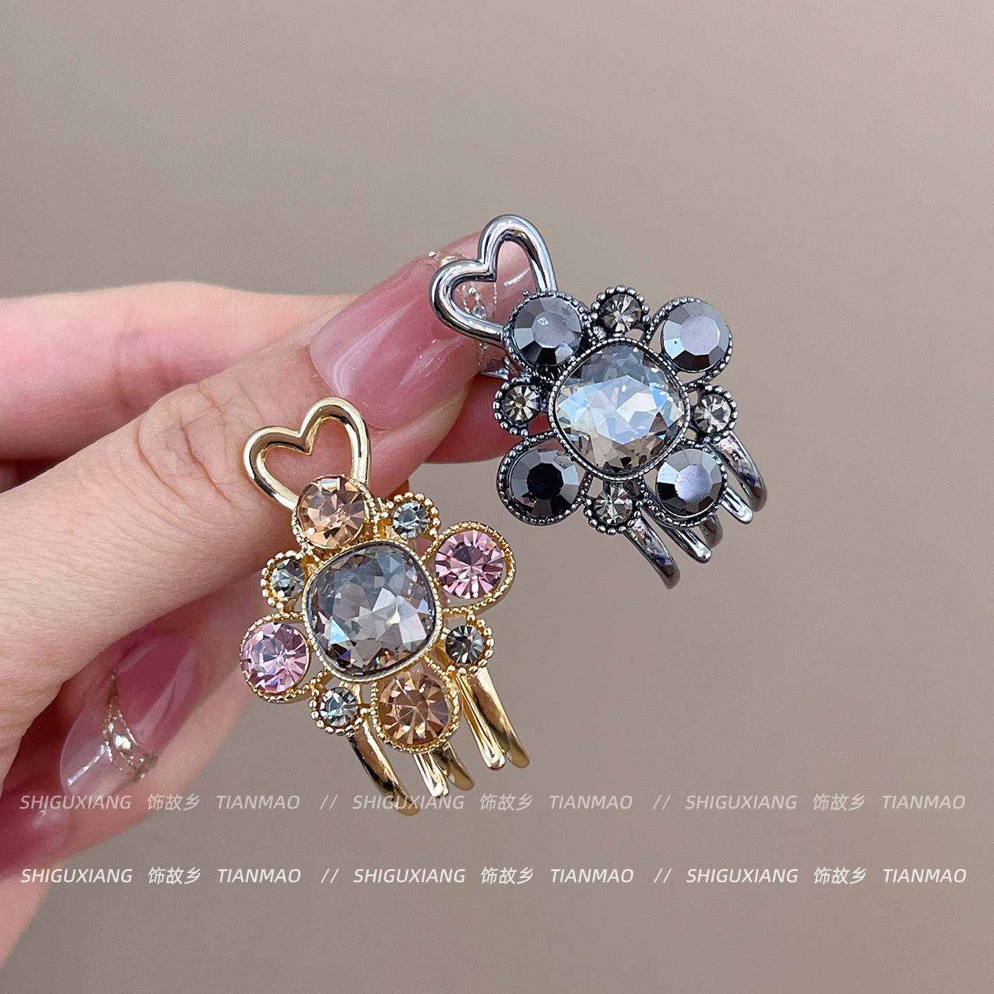 高级感水钻侧边发夹女2026新款高端前额刘海夹公主头饰小号鸭嘴夹,饰品/流行首饰/时尚饰品新,发饰,淘宝优惠券,粉丝福利购,淘宝优惠卷