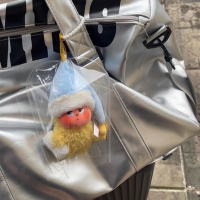 我们是星星人娃娃雨衣外套拉布星露贝儿毛绒挂件保护套防尘PVC